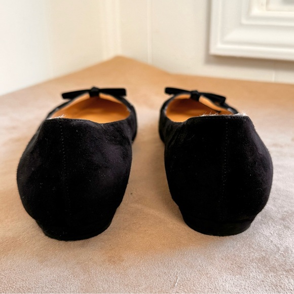 ❤️ Armani Collezioni Suede Silk Bow Flats Shoes 37 X5V004 6.5 7 Authentic Ballet - Picture 10 of 10